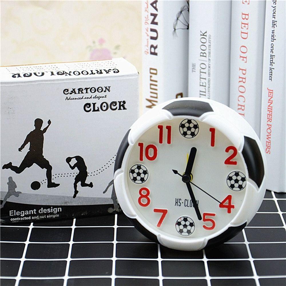 Creative Football Shaped Clock Basketball Digital Clock Desktop Decoration Alarm Clock  Outdoor