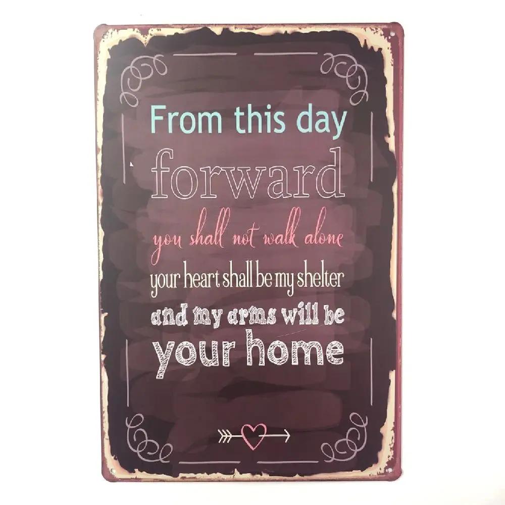 Vintage Metal Tin Sign Toilet Humor Wall Art Home Bar Decor