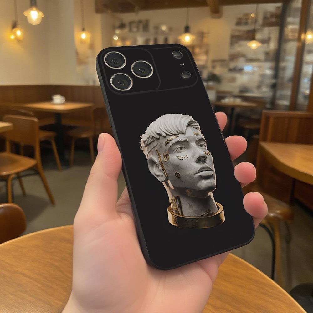 

Rapper AMERI D-DUKI Phone Case For iPhone 17,16,15,14,13,12,11,Pro,XS,Max,XR,Plus,E,SE4,Mini Black Soft Cover iPhone11