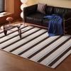 Retro Style Living Room Decoration Carpets Light Luxury Rugs for Bedroom Artistic Striped Bedside Rug Home Thicken Floor Mat