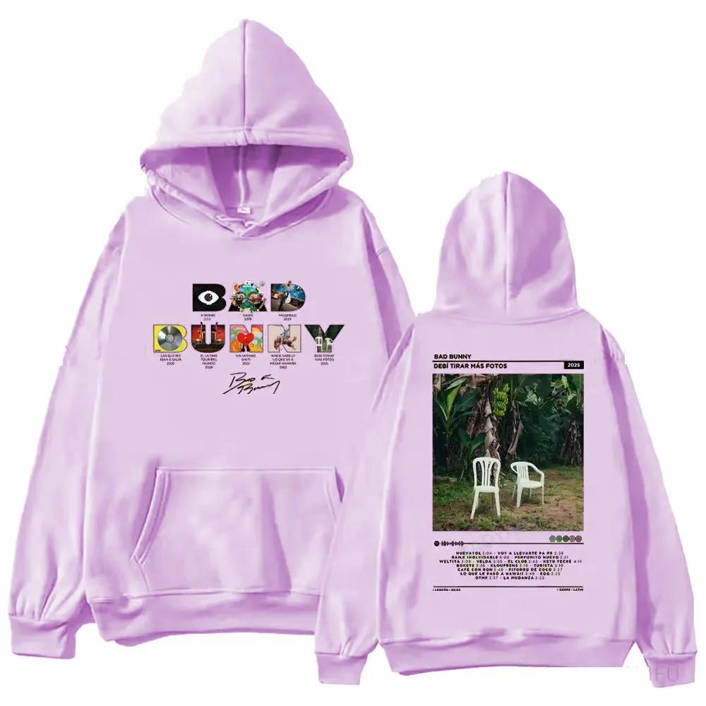 2025 Bad Bunny Neues Album Nadie Sabe Lo Que Va A Pasar Mañana Grafik-Hoodies Mode Hip-hop Harajuku Streetwear Unisex Hoodie