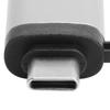 USB3.0 Female to TypeC Adapter Converter Charging Data OTG Stretch Hd Without Chain(Silver )