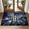 Juventus FC Design Crystal Velvet Rug Soft Decorative Mat for Bedroom Entrance