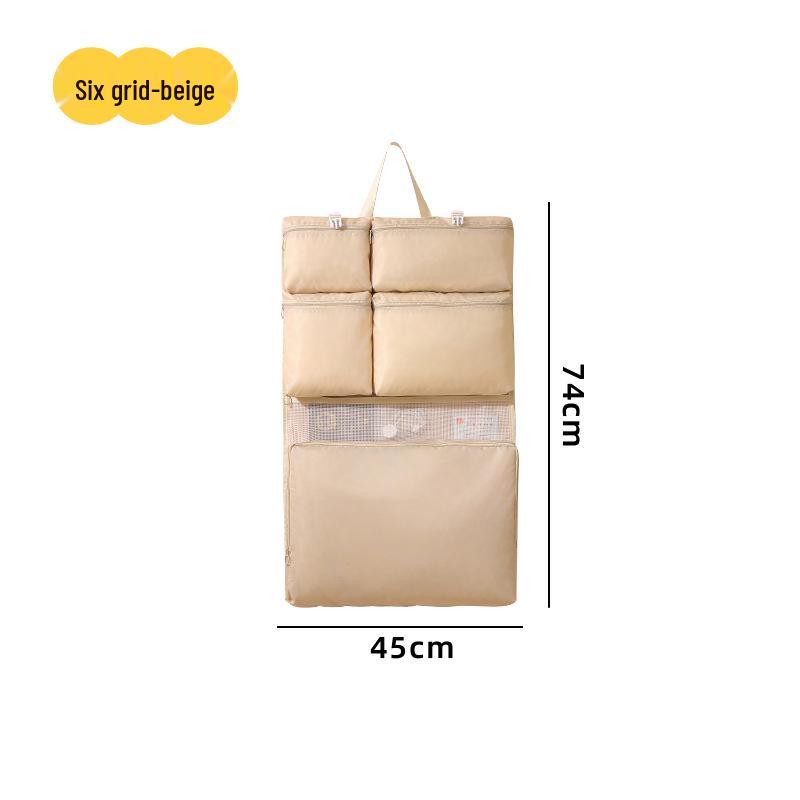 

Wall-Mounted Multi-Compartment Travel and Home Storage Bag for Clothes & Underwear
