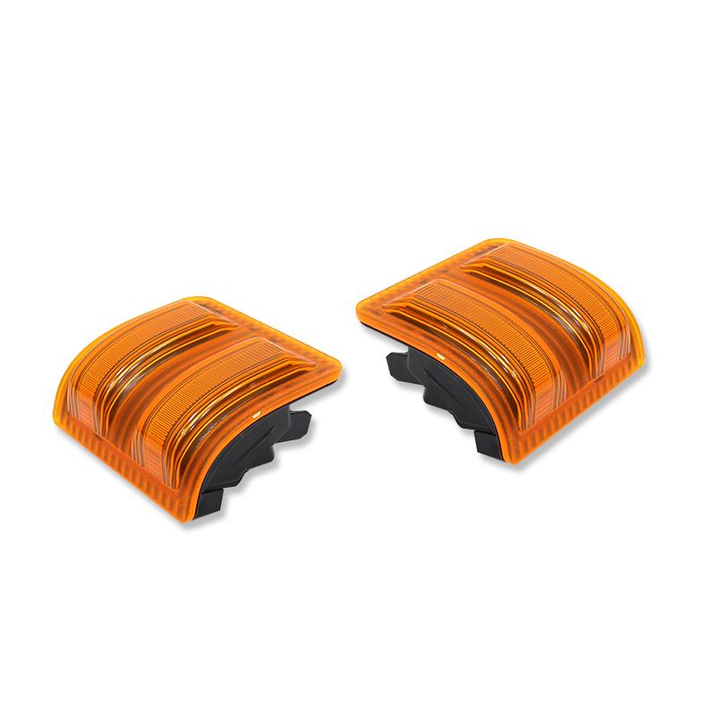 

Gtinthebox Front Side Mirror Signal Light Covers For Ford F250/F350/F450/F550 Supber Duty/F150 & For Lincoln Mark,No Bulb/Socket Amber Lens