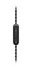 Pioneer Ergonomic Black High-Resolution In-Ear Tangle-Free Headphones, SE-CH5T(K)