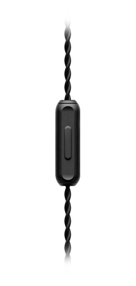 Pioneer Ergonomic Black High-Resolution In-Ear Tangle-Free Headphones, SE-CH5T(K)