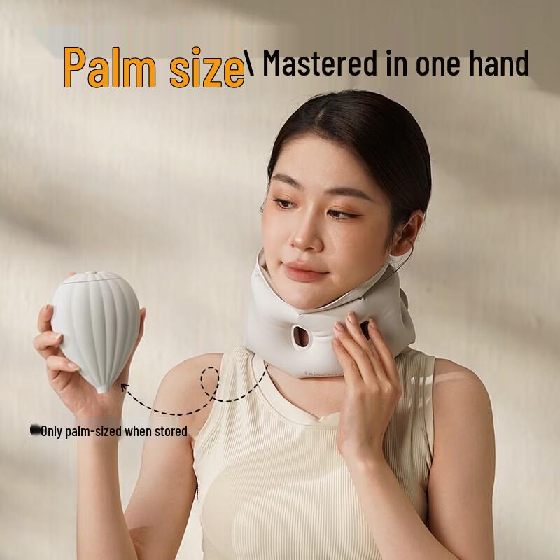 HEZHENG Inflatable Travel U-shaped Neck Massager CN plug (adapter included)