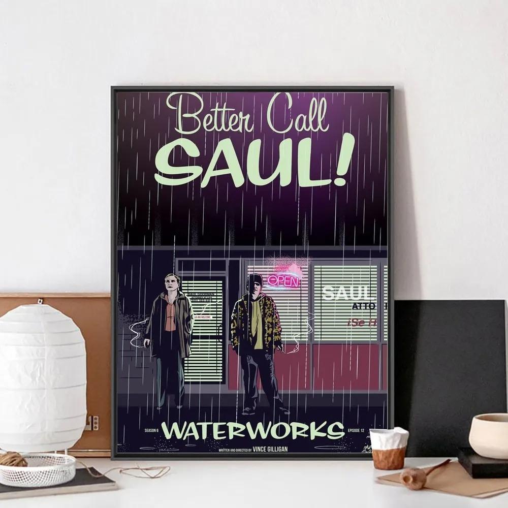 Classic Movie Better Call Saul Poster No Framed Poster Kraft Club Bar Paper Vintage Wall Art Painting Bedroom Study Stickers