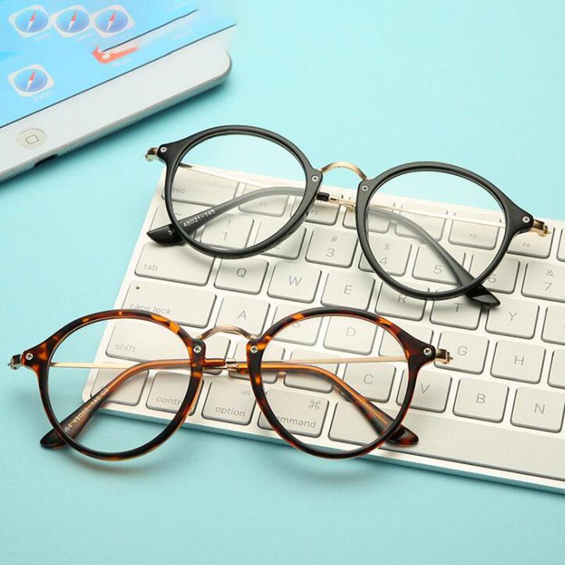 -1 -1.5 -2 -2.5 -3 -3.5 -4 -4.5 -5.0 -5.5 -6.0 Classic Small Round Myopia Eyeglasses With Degree Women Men Black Glasses Frame