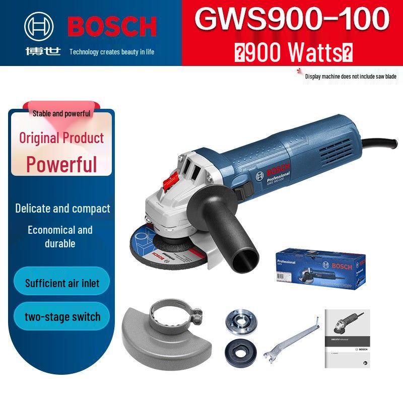 Bosch GWS900-100 Angle Grinder CN plug (adapter included)