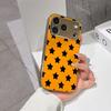 Lucky Start Phone Case For iPhone 17 16 15 14 13 12 11 Pro Max 16E Gold Electroplated Glass Shell  Retro Heartbeat Cover