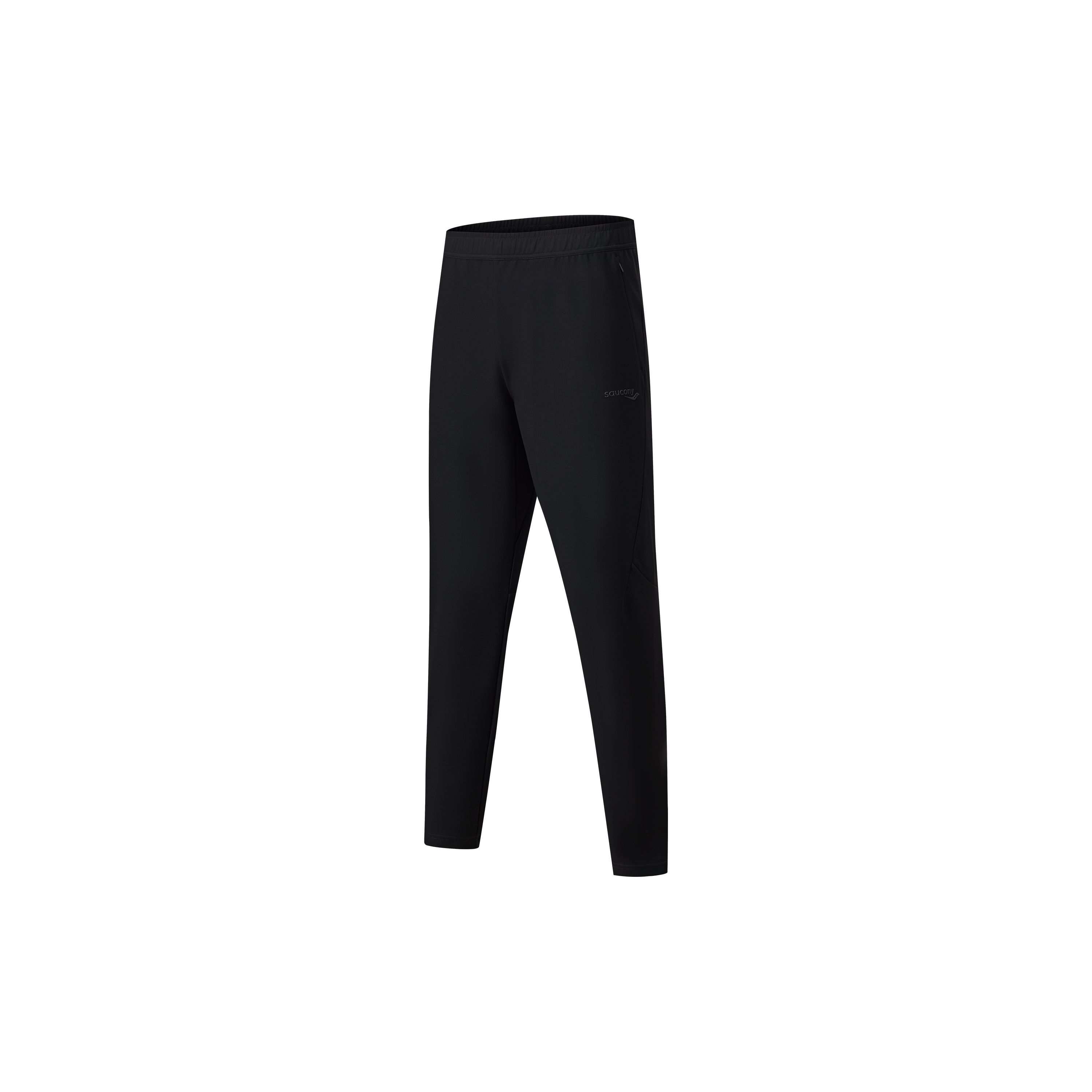 

Saucony Solid Color Straight Leg Knit Sports Pants Men bottoms Black SC2230046B-BK01 S