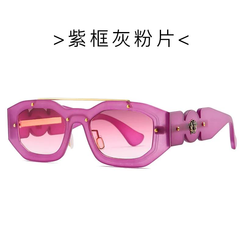 Retro Square Frame Sunglasses for Women Men Vintage Fashion Luxury Designer Sun Glasses UV400 Trendy Eyewear Lentes