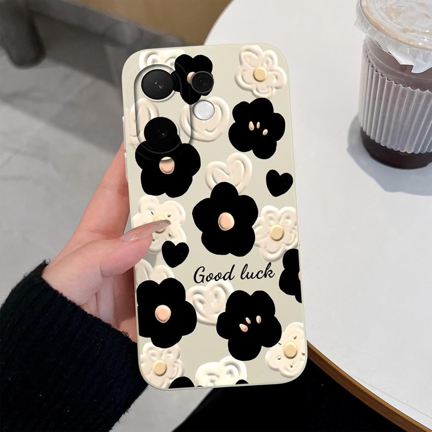 For Vivo V60 V50 V40 Lite V30 V20 SE V70 FE Phone Case Multicolor Hearts Full Protection Soft Smooth Liquid Silicone Housing For Vivo Shockproof Shell
