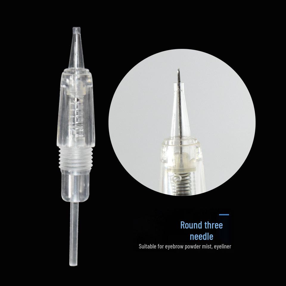 

Прозрачная микроигла с резьбой для вышивки и практики - Одноразовая интегрированная игла