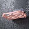 Self Adhesive Wall Mounted Soap Dish Holder With Drainage No Drilling For Bathroom Kitchen Sink