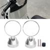 Motorcycle Handlebar Bar End Mirrors Round Handlebar Rearview Mirror Replacement for Sprint 50 150 Prima 50 150 2013-2024