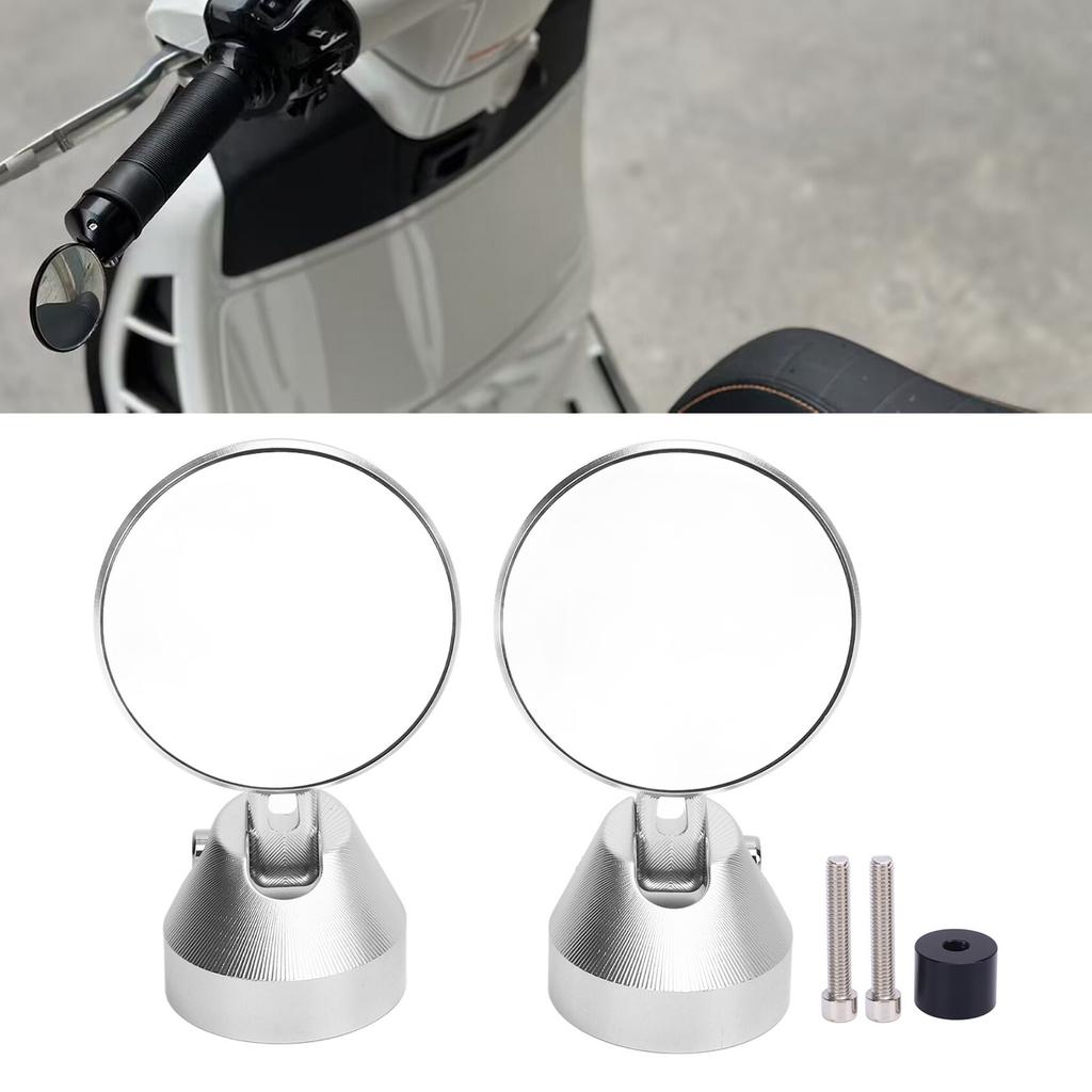 Motorcycle Handlebar Bar End Mirrors Round Handlebar Rearview Mirror Replacement for Sprint 50 150 Prima 50 150 2013-2024
