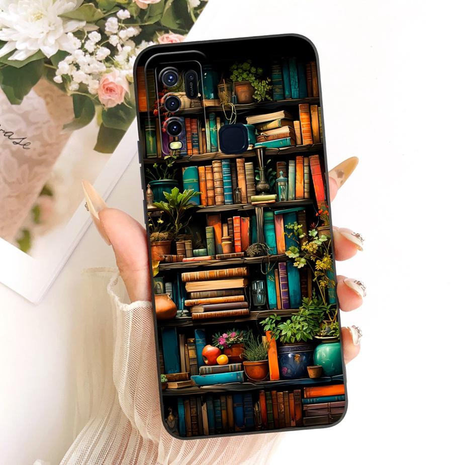 For Vivo Y30 Y50 Case 1935 1938 Cute Cat Duck Cartoon Cover Soft TPU Phone Cases For Vivo Y50 Y 30 VivoY30 VvioY50 Fundas Bumper
