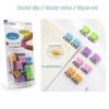 10/20pcs Mini Color Paper Clips Set Candy Transparent Metal Bookmarks File Index Page Holder Clamp Office School A6709