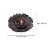 Censer Adornment Candlestick Holder Pure Copper Lotus Incense Decor Vintage Burner Design