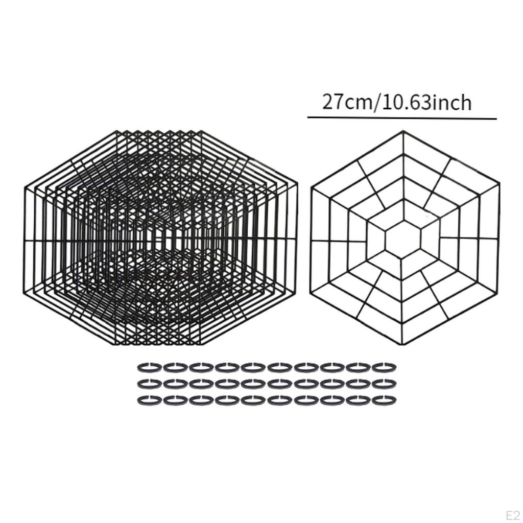 10 Pieces Pond Guard Netting Fish Protector Net Avoid Cats Practical