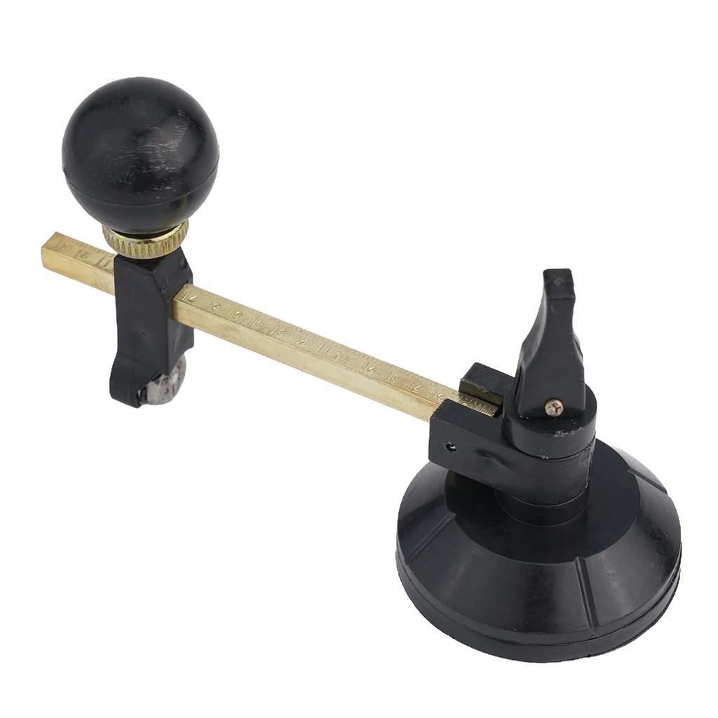 1pcs Glass Cutter Circle With Adjustable Suction Cup Construction Tool Multi-function For Cutting Glass And Punching Hood