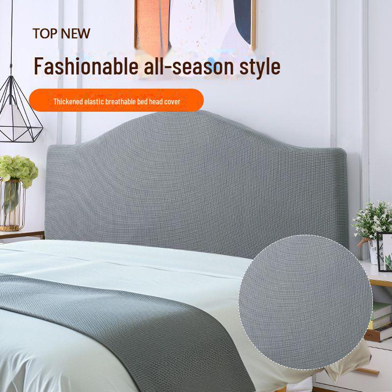 Nordic Universal Elastic Bed Head Cover - Dustproof & All-Inclusive for Dorms