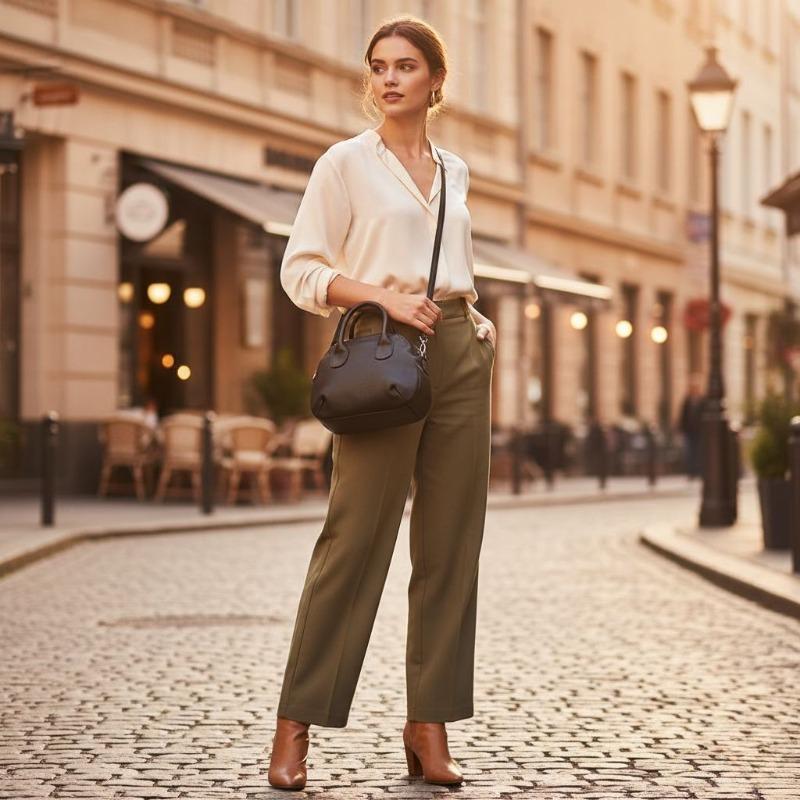 Es ist eine Damen-Handtasche, eine lässige Schalentasche, eine modische vielseitige Umhängetasche und eine einfarbige Damentasche.