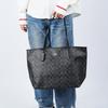 Coach City 33 Classic Monogram Chiusura a Bottone Borsa Tote Grande Capacità Donna tote Nero 5696-SVTSQ