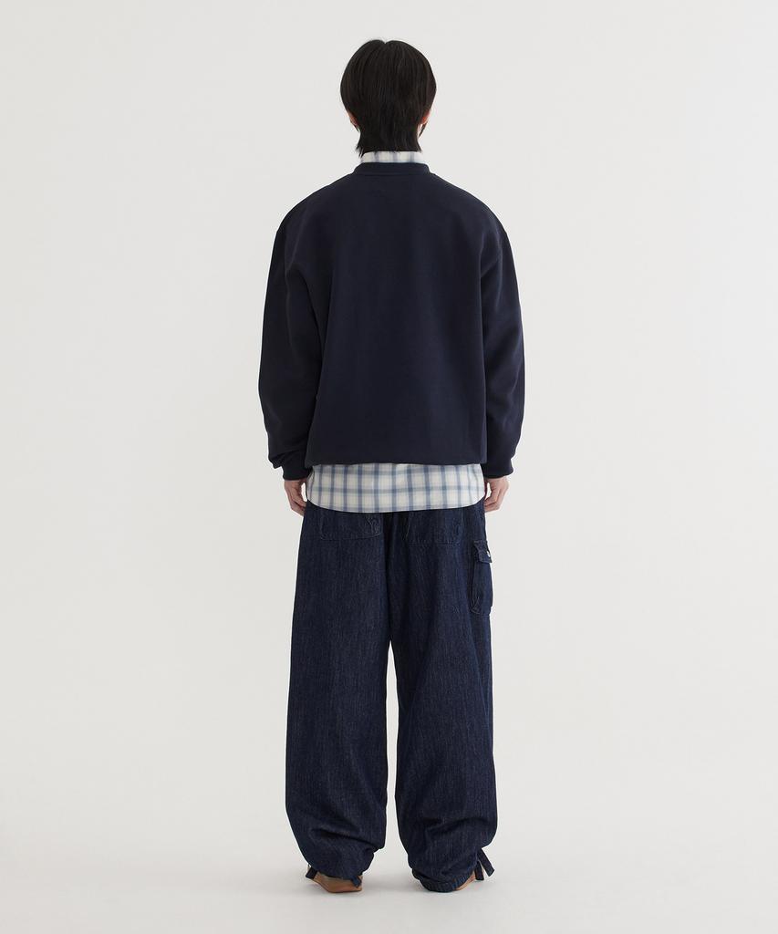 COVERNAT Classic Arch Logo Sweatshirt Dark Navy