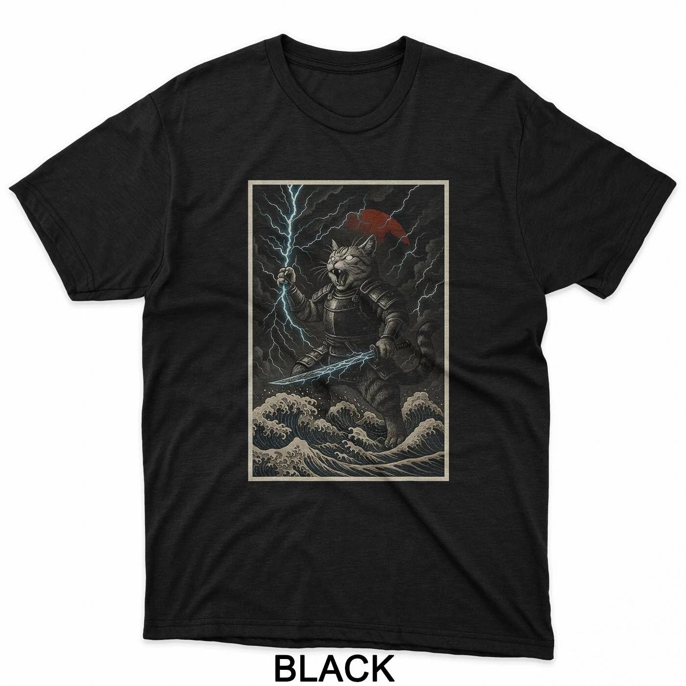 

Epic Storm Catzilla Unleashed in the Lightning T-Shirt 4XL