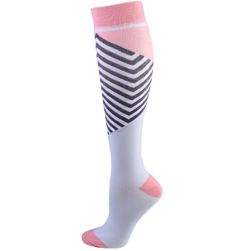 New Compression Socks Sports High Running Marathon Recovery Outdoor Cycling Hiking Riding Non-slip Stockings High For Men &Women