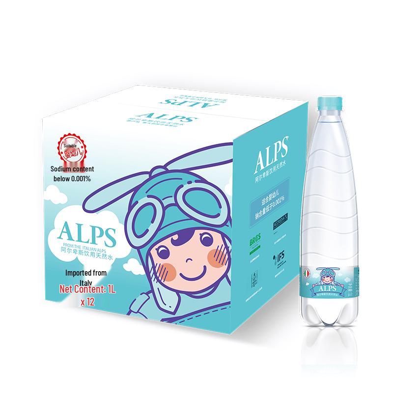 Alps Natural Drinking Water for Infants, 1L x 12 Bottles