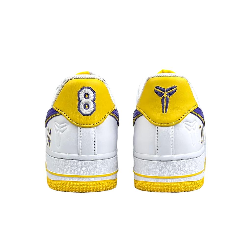 Kobe Bryant x Nike Air Force 1 Slip Resistant Low top Skateboard Shoes Men's Purple FZ1151-100(Team40-24)