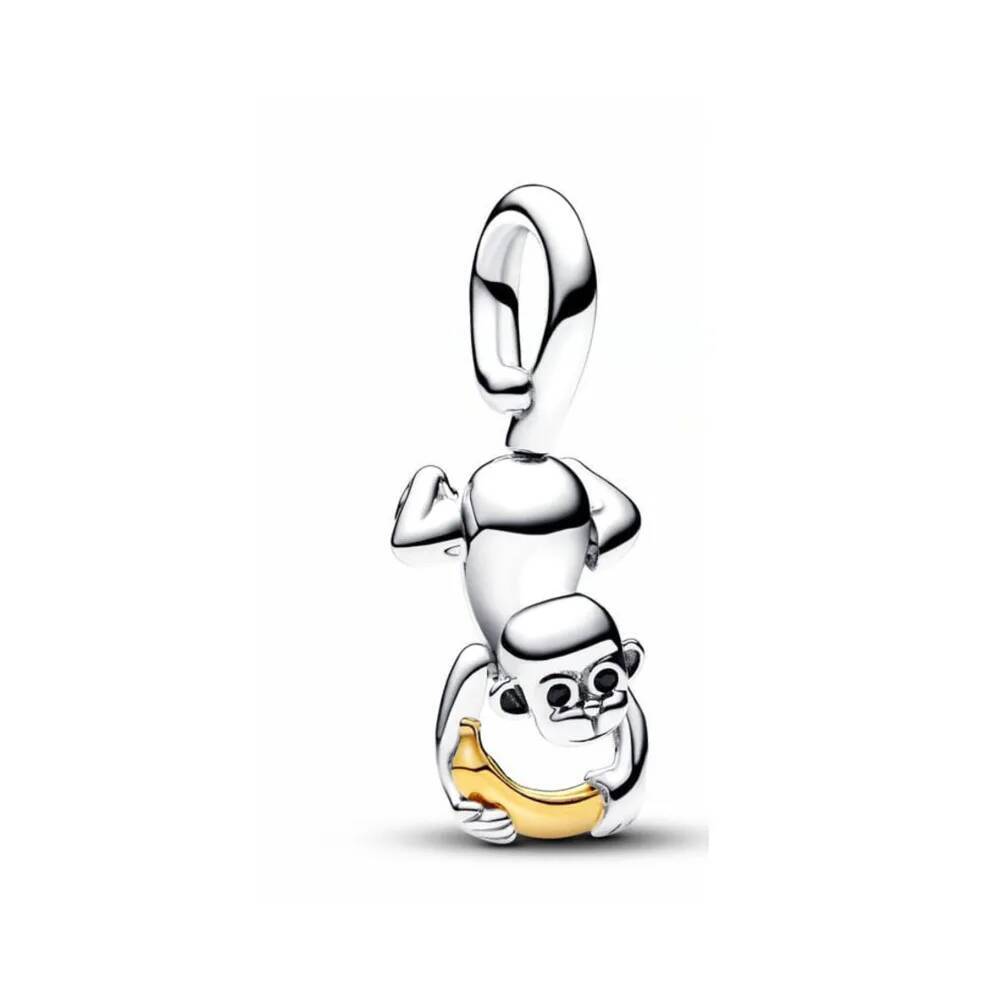 Sier, Rose, Elephant, Bead, Bicycle, Monkey Pendant Suitable For European Original Bracelet DIY Charm Exquisite Jewelry