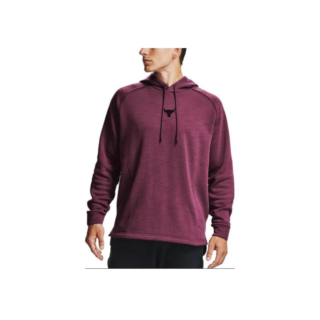 Under Armour Woven Series Fleece-Lined Sports Hoodie Men Tops Deep-Purple 1357193-569