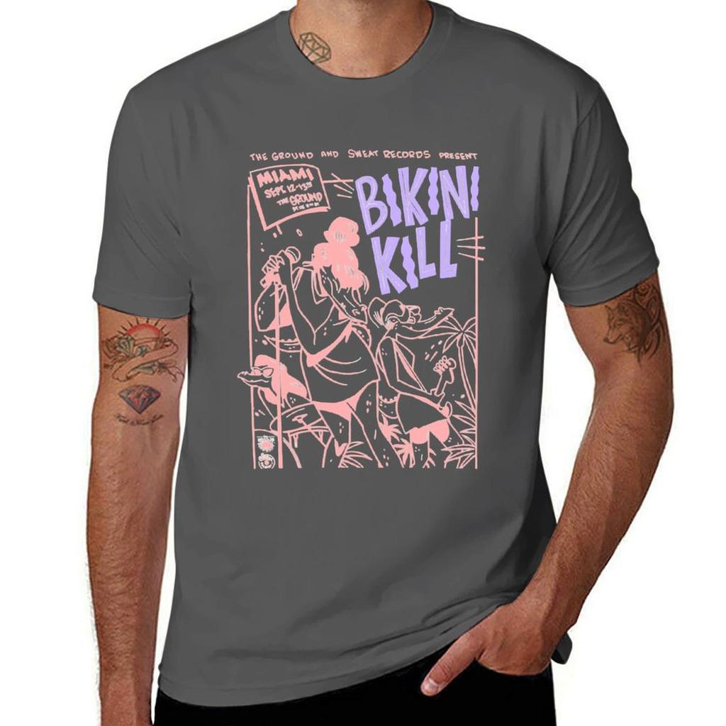 Bikini Kill For Fans Tshirt Work Wear Short Sleeve Tshirt