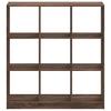 Bookshelf Brown Oak Effect 102x32x108 cm Engineered Wood