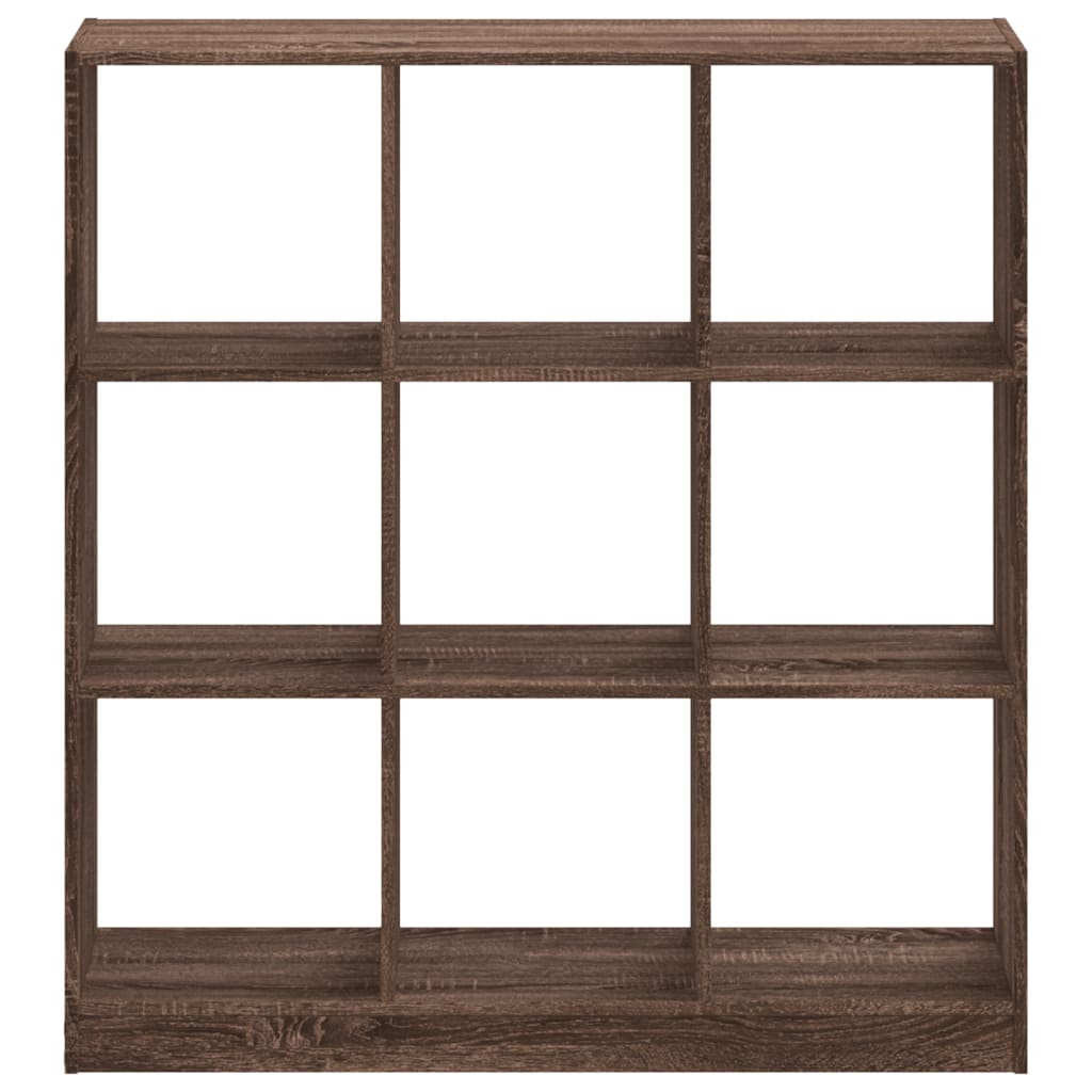 Bookshelf Brown Oak Effect 102x32x108 cm Engineered Wood