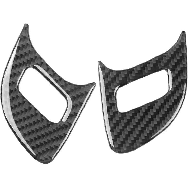 Real Carbon Fiber Compatible with Ford Taurus SEL/Limited/SE/SHO 2013-2019 2014 2015 2016 2017 2018 Accessories Car Door Lock Decoration Trim Cover