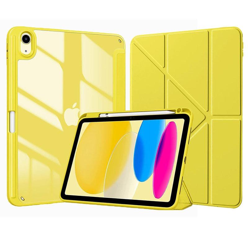 Pour iPad 11ème Génération A16 Étui pour Tablette avec Porte-Crayon Veille/Réveil Automatique pour iPad 10 10.9 pouces Smart Cover Funda iPad 10th 10.9 2022