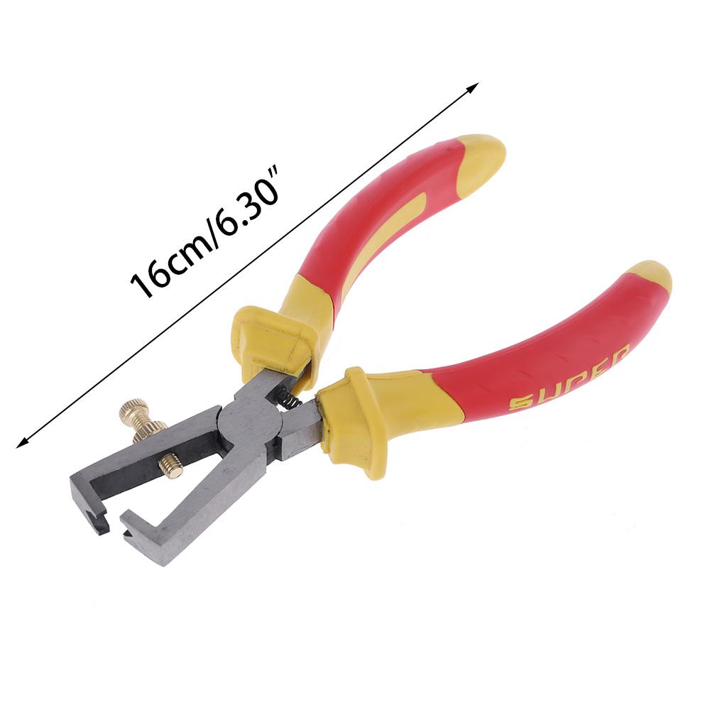 Cable Cutter Wire Stripper Heavy Duty for Aluminum Copper Communication Cables Cutterr Pliers Tool with Insulated Handle