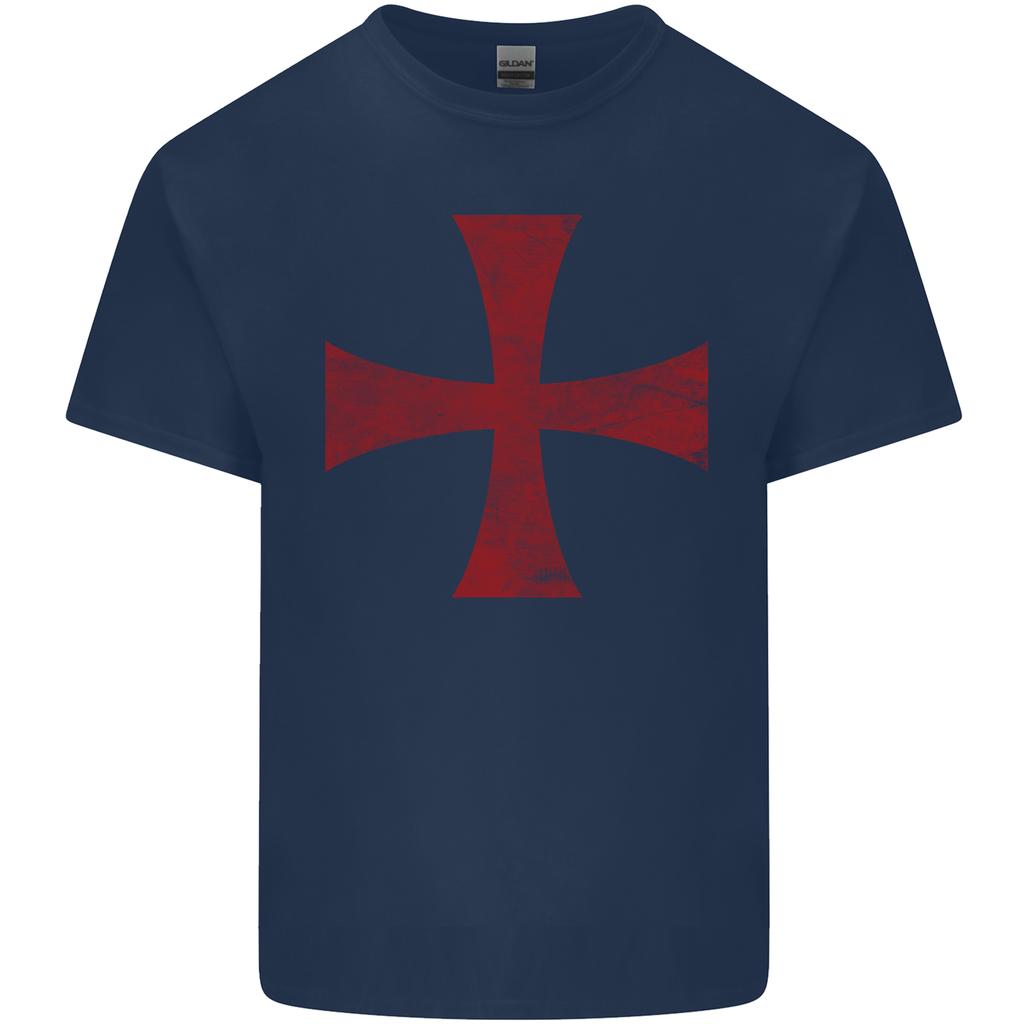 Knights Templar Cross Fancy Dress Outfit Unisexs Light Cotton TShirt