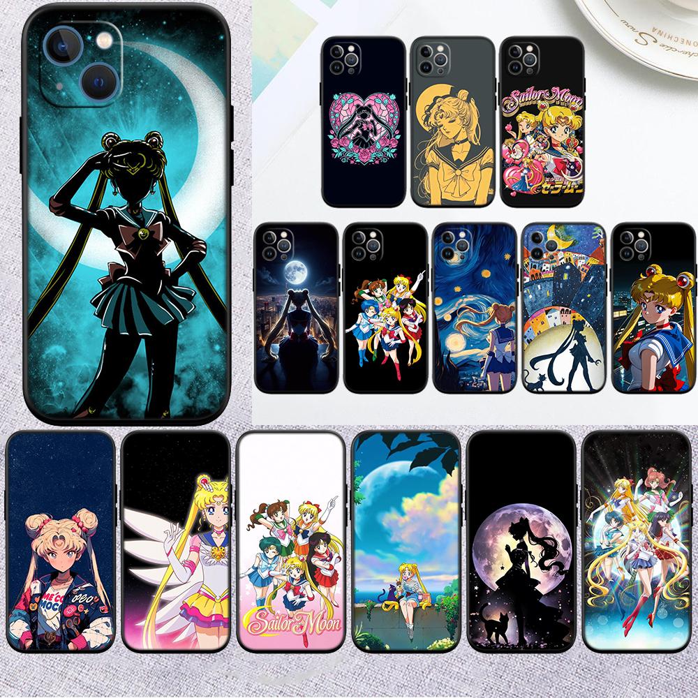 S-Sailors-wallpaper M-Moon Phone Case for Samsung Galaxy S20 S21 Ultra FE Plus A26 A30 A30S A31 A52 A42 A50 A50S