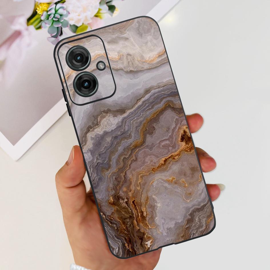 Für Motorola Moto G55 5G Hülle Niedliche Cartoon Katze Tiere Weiches Silikon Stoßfeste TPU Rückseite Handyhülle Für MotoG55 G 55 Funda