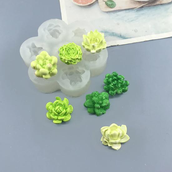 Flower Silicone Mold for Cake Chocolate Soap 3D Rose Handmade Candle Gypsum Mold Food-Grade Reusable Baking Tools