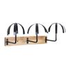 Wall Mounted Wig Hanger Rack Wooden Storage Organizer Strong Load-bearing Simple Installation Wig Display Holder