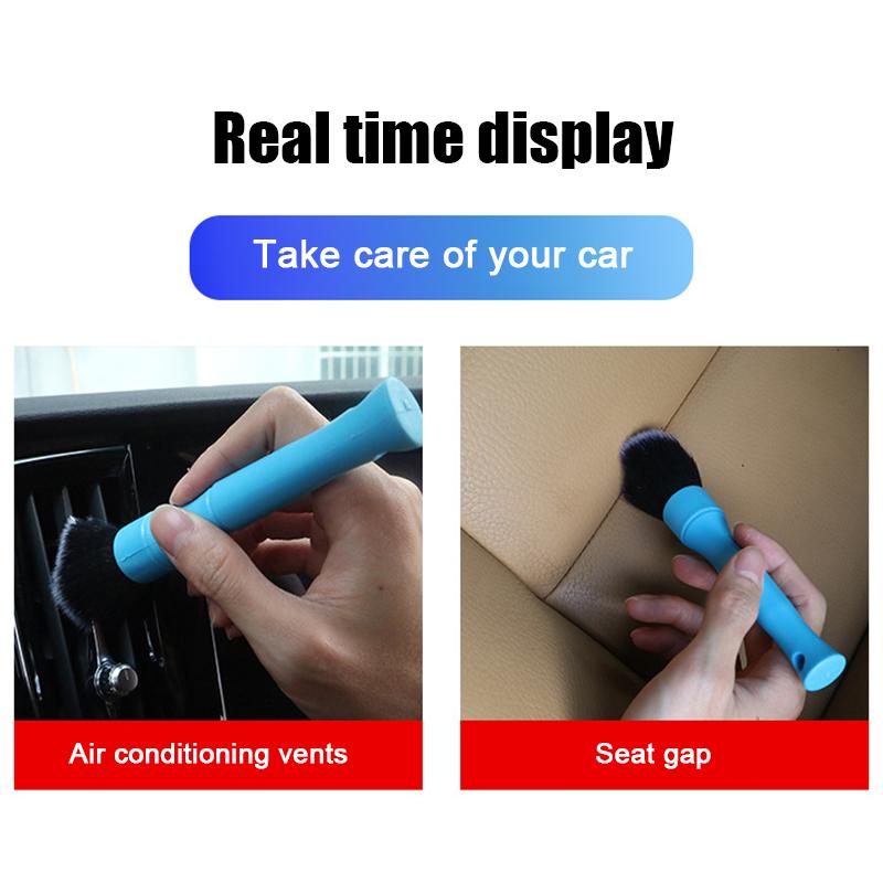 Car Detailing Brush Soft Bristle Brush Auto Wash Accessories Gap Cleaning Tools Vehicle Interior Air Conditioner Supplies